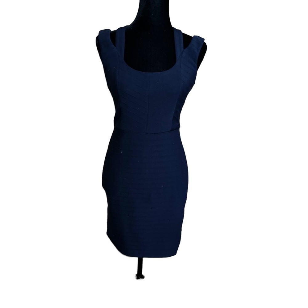 Guess Bodycon Bandage Mini Halter Dress
Navy Blue - Picture 2 of 12